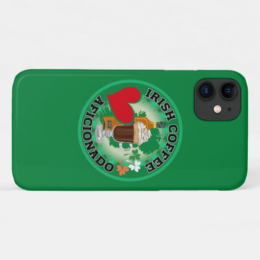 Coques Case-Mate iPhone Irish Coffee Aficionado (Dos (Horizontal))