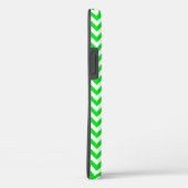 Coques Case-Mate iPhone Irish Green Chevron avec Dachshund (Verso / Droite)