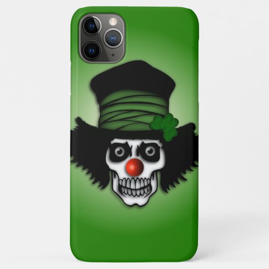 Coques Case-Mate iPhone Irish Skeleton Clown Green (Dos)