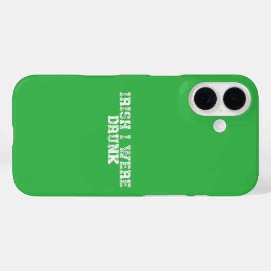 Coques Case-Mate iPhone Irlandais, J'Étais Drunk (Verso (horizontal))