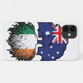Coques Case-Mate iPhone Irlande Australie Australie drapeau des racines d' (Dos (Horizontal))