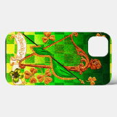 Coques Case-Mate iPhone IRLANDE HARP, OR VERT SHAMROCK St Patrick's Day (Verso (horizontal))