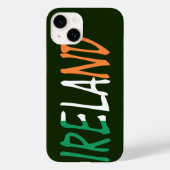 Coques Case-Mate iPhone Irlande superposée sur l'élément drapeau irlandais (Verso)