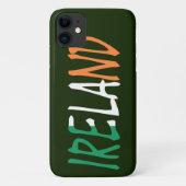 Coques Case-Mate iPhone Irlande superposée sur l'élément drapeau irlandais (Dos)