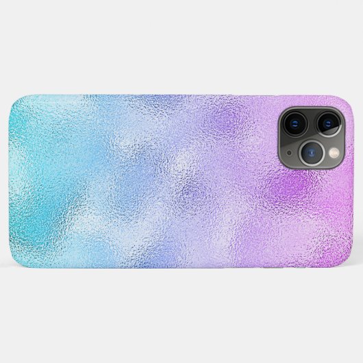 Coques Case-Mate iPhone Irredécent violet à vert bleu ombre (Dos (Horizontal))