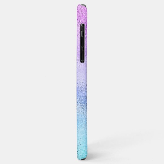Coques Case-Mate iPhone Irredécent violet à vert bleu ombre (Dos/Gauche)