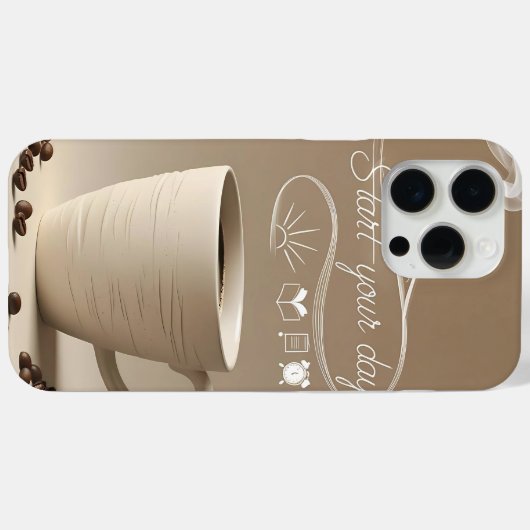 Coques Case-Mate iPhone Irresistible Taste – The Chic Coffee Ritual Collec (Verso (horizontal))