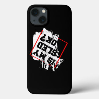 Case-Mate iPhone Case Is My Sled Ok Crashed Snowmobile Winter Trails