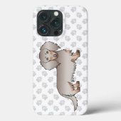 Coques Case-Mate iPhone Isabella Et Tan Long Cheveux Chien Dachshund & Pat (Verso)