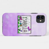 Coques Case-Mate iPhone Isabella - Le nom Isabella dessin lunique (Dos (Horizontal))