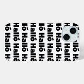 Coques Case-Mate iPhone Islandais Halló { Hello ) Íslenska (Verso (horizontal))