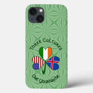 Case-Mate iPhone Case Islande Irlande États-Unis Trèfle Drapeau Personna