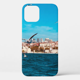 Case-Mate iPhone Case Istanbul view with seagulls on a warm sunny day, B