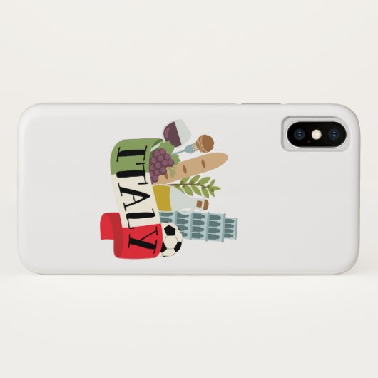 Coques Case-Mate iPhone Italie (Dos (Horizontal))