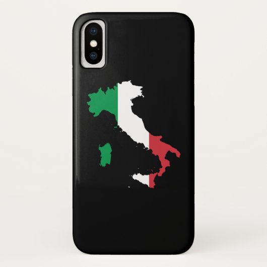 Coques Case-Mate iPhone Italie dans les couleurs du drapeau (Dos)