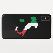 Coques Case-Mate iPhone Italie en couleurs du drapeau (Dos (Horizontal))