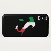 Coques Case-Mate iPhone Italie en couleurs du drapeau (Dos (Horizontal))