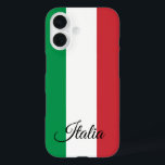 Coques iPhone 16 Italie & Italie Drapeau mode, voyage / sports<br><div class="desc">Coque iphone (Mobile) : Italie & Italie Drapeau mode - amour mon pays,  patriotes nationaux,  voyages,  vacances /sports fans</div>