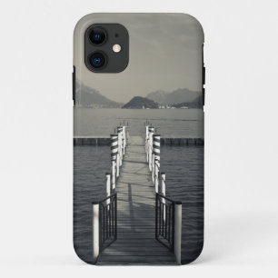 Coque iPhone 11 Italie, province de Côme, Tremezzo. Jetée du lac.