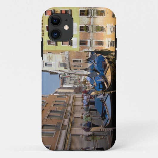 Coques Case-Mate iPhone Italie, Venise, gondoles amarrées le long d'un can (Dos)