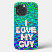 Coques Case-Mate iPhone Italien bleu sirène Motif Art Imprimer (Verso)