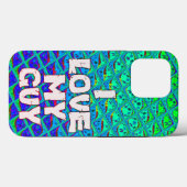 Coques Case-Mate iPhone Italien bleu sirène Motif Art Imprimer (Verso (horizontal))
