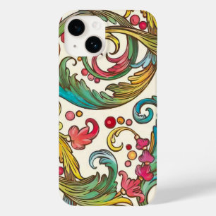 Coque Pour iPhone 14 Italien Florentine Plats Motif