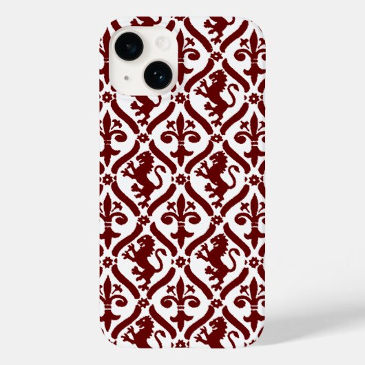 Coques Case-Mate iPhone Italien Florentine Plats Motif (Verso)