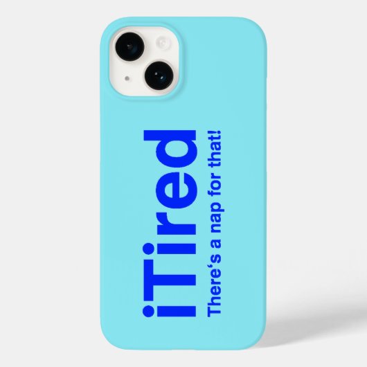 Coques Case-Mate iPhone iTired Il y a une sieste pour ça (Verso)