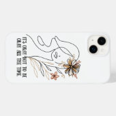 Coques Case-Mate iPhone It's okay not to be okay – Self-acceptance quote w (Verso (horizontal))
