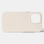 Coques Case-Mate iPhone Ivoire beige crème solide (Verso (horizontal))