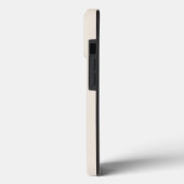 Coques Case-Mate iPhone Ivoire beige crème solide (Verso / Gauche)