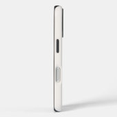 Coques Case-Mate iPhone Ivory Cream Modern Script Monogram Name (Verso / Droite)