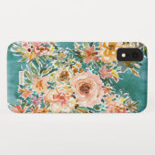 Coques Case-Mate iPhone Ivrogne d'EXUBÉRANCE floral (Dos (Horizontal))