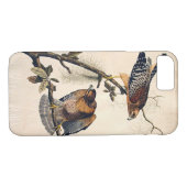 Coques Case-Mate iPhone J. Audubon (faucon épaulé rouge) (1829) (Dos (Horizontal))