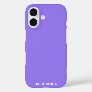 Coques iPhone 16 Jacaranda purple color