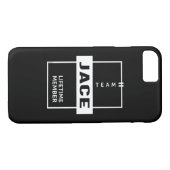 Coques Case-Mate iPhone Jace Nom personnalisé Anniversaire Cadeau (Dos (Horizontal))