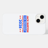 Coques Case-Mate iPhone Jack Burton Pour Président 2028 (Verso (horizontal))