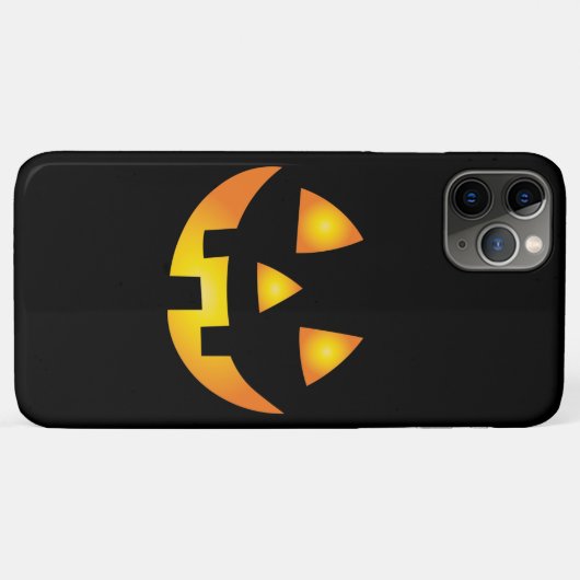 Coques Case-Mate iPhone Jack O Lantern Creepy Pumpkin Face Halloween (Dos (Horizontal))