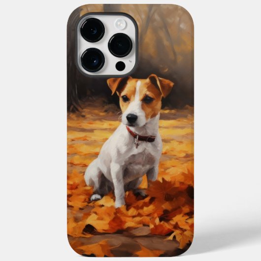 Coques Case-Mate iPhone Jack Russell à l'automne Feuilles automne Inspire (Verso)