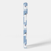 Coques Case-Mate iPhone Jack Russell Terrier Chien bleu (Verso / Droite)