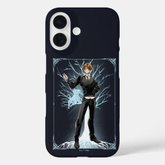 Coques iPhone 16 Jack Russell Terrier Patronus d'Anime Ron Weasley