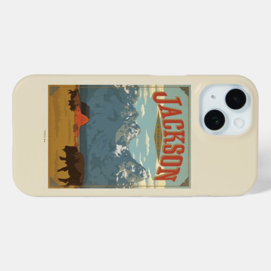 Coques Case-Mate iPhone Jackson | Wyoming (Verso (horizontal))