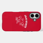 Coques Case-Mate iPhone Jacksonville State University JAX State Gamecocks (Verso (horizontal))