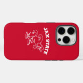 Coques Case-Mate iPhone Jacksonville State University JAX State Gamecocks (Verso (horizontal))
