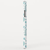 Coques Case-Mate iPhone Jacobean Floral Big Motif Tee sur blanc (Dos/Droite)