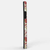 Coques Case-Mate iPhone Jacobean Floral Pattern Rouge Rose Gold Crème (Dos/Droite)