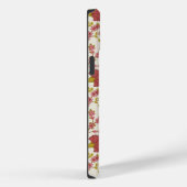 Coques Case-Mate iPhone Jacobean Floral Pattern Rouge Rose Gold Crème (Verso / Droite)