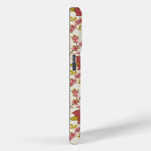 Coques Case-Mate iPhone Jacobean Floral Pattern Rouge Rose Gold Crème (Verso / Droite)