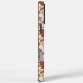 Coques Case-Mate iPhone Jacobean Floral Pattern Rouge Rose Gold Crème (Verso / Droite)